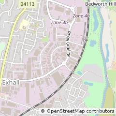 Map of Coventry, West Midlands