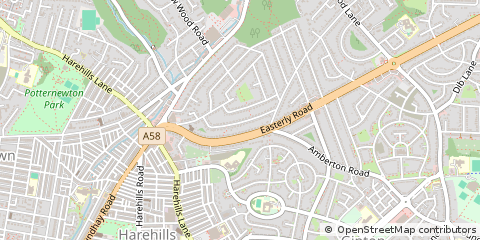 Map of Leeds