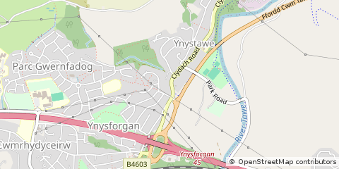 Map of Swansea