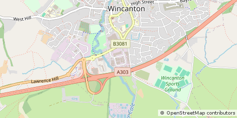 Map of Wincanton