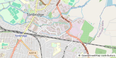 Map of Tonbridge