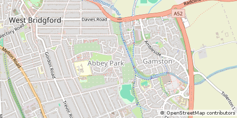 Map of Nottingham