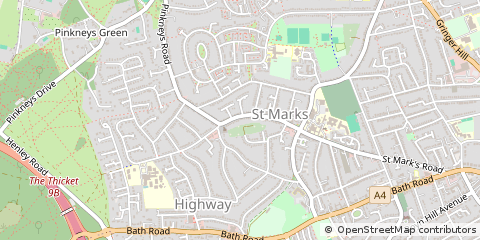 Map of Maidenhead, Berkshire