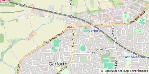 Map of Leeds, West Yorkshire