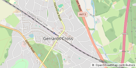 Map of Gerrards Cross