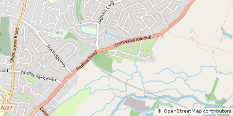Map of Tonbridge