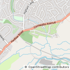 Map of Tonbridge