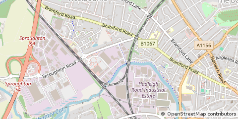 Map of Ipswich, Suffolk