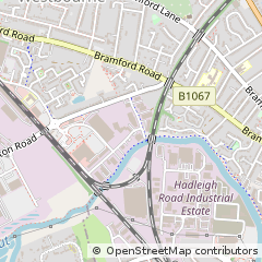 Map of Ipswich, Suffolk