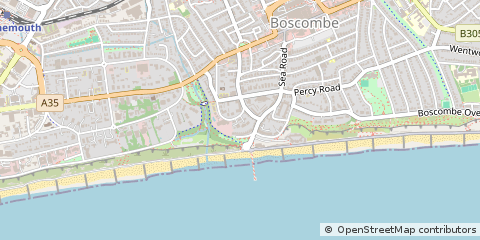 Map of Bournemouth