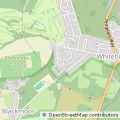 Map of Bordon, Hampshire
