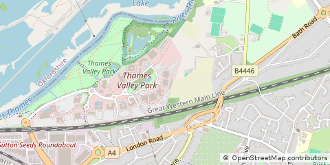 Map of Reading, Berkshire