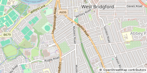 Map of Nottingham