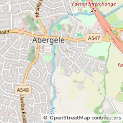 Map of Abergele