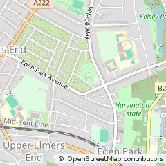 Map of Beckenham