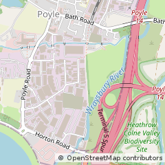 Map of Colnbrook, Berkshire
