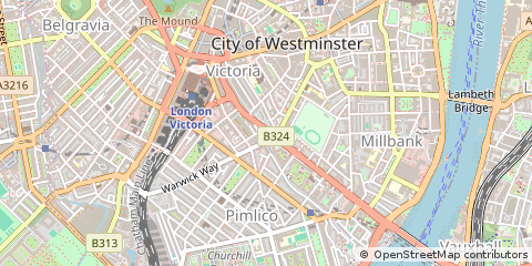Map of London, Surrey