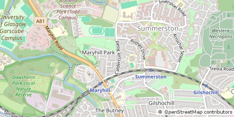 Map of Glasgow