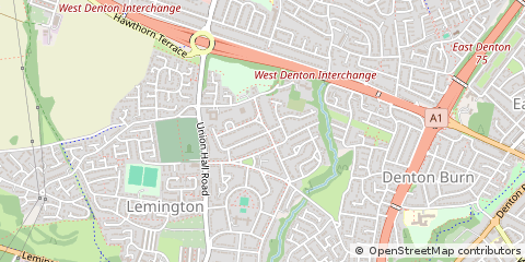 Map of Newcastle Upon Tyne