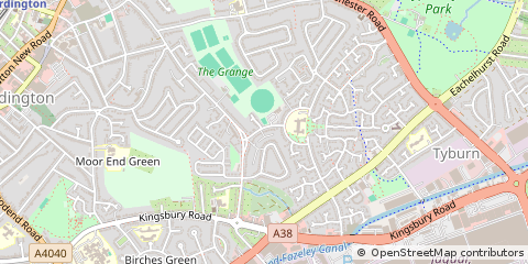 Map of Birmingham