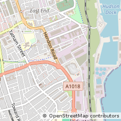 Map of Sunderland, Tyne and Wear