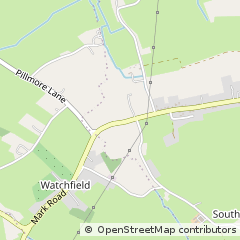 Map of Mark, Somerset