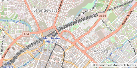 Map of Manchester