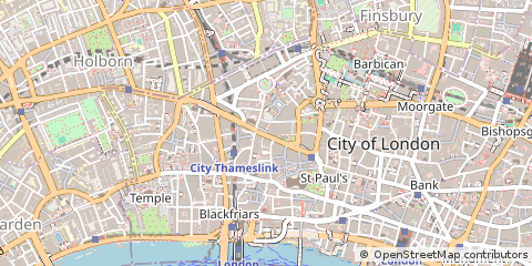 Map of London, ENG