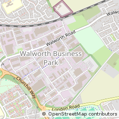 Map of Andover, Hampshire