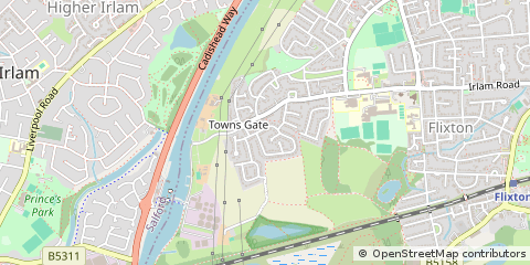 Map of Manchester