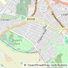 Map of Stoke-on-Trent, Staffordshire