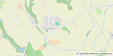Map of Hereford, Herefordshire