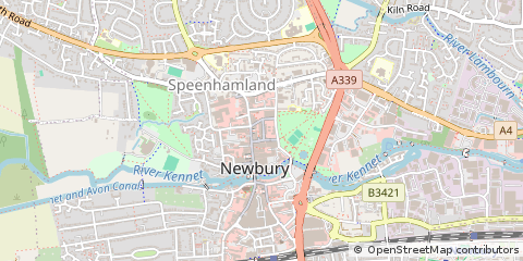 Map of Newbury