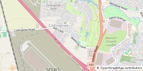 Map of Northampton