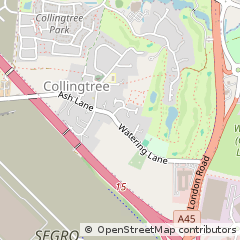 Map of Northampton