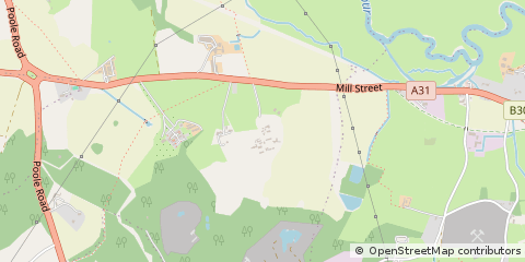 Map of Wimborne, Dorset