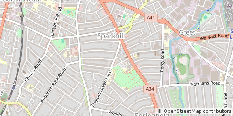 Map of Birmingham