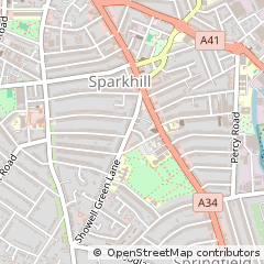 Map of Birmingham