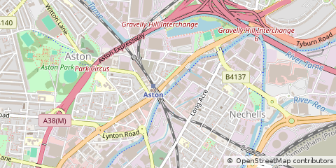 Map of Birmingham