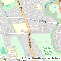 Map of Hull, North Humberside