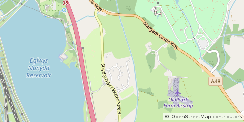 Map of Port Talbot, West Glamorgan