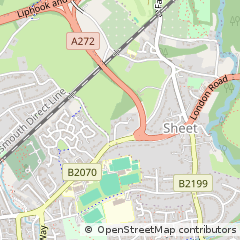 Map of Petersfield, Hampshire