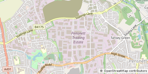 Map of Kingswinford, West Midlands
