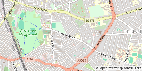 Map of Liverpool