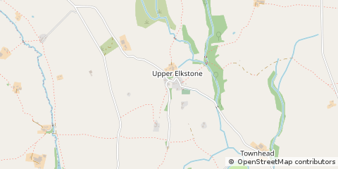 Map of Buxton, Staffordshire