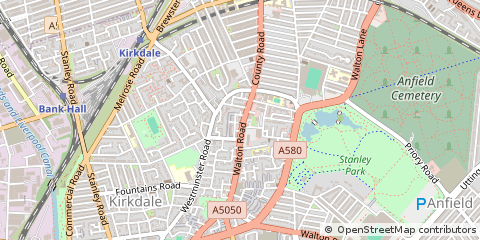 Map of Liverpool
