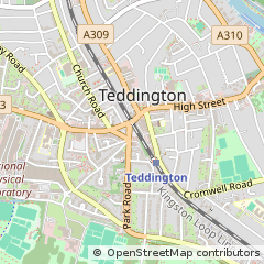 Map of Teddington