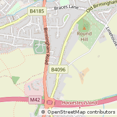 Map of Bromsgrove
