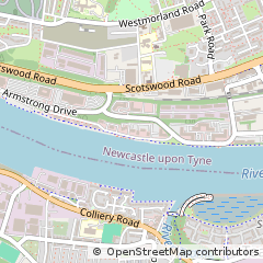 Map of Newcastle Upon Tyne