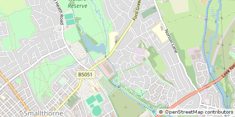 Map of Stoke-on-Trent